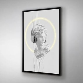 Tablou, Bust cu iluminat LED imprimat pe panza Busto 80x120cm