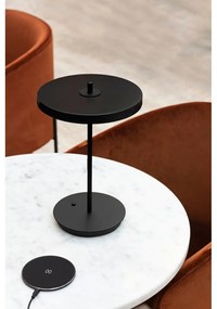 Veioză neagră LED din metal cu abajur din metal (înălțime 31 cm) Asteria Move – UMAGE