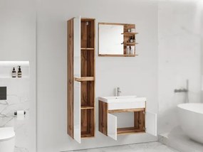 Mobilier baie Garmana (matera + breslau castan) (cu baterie Economico BYU 020M și sifon). 1103936