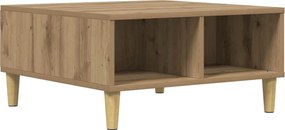 vidaXL Masă de cafea, stejar artizanal, 60x60x30 cm, lemn prelucrat