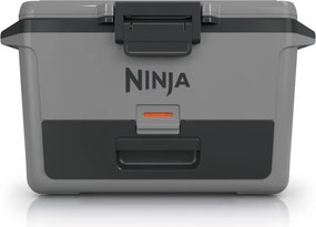 Lada frigorifica Ninja FrostVault FB151EUGY, 47 l, Pasiva, 80 doze, Pastreaza gheata pana la 6 zile, Compartiment uscat, Gri