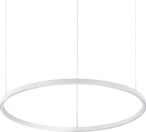 Ideal Lux - Lustră LED suspendată pe cablu ORACLE SLIM, 37W, 230V, 3000K, Ø 70 cm, albă