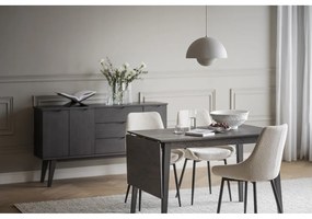 Masă de dining extensibilă din lemn masiv de stejar 120x80 cm Filippa - Rowico