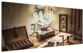 Tablou - masa de călătorie (120x50 cm)