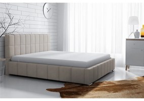 Pat tapițat cu sp. depozitare Mikael (160x200) (Rico 1). Promo -17%. 1058866