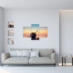 Tablou - Nava naufragiată (90x60 cm)