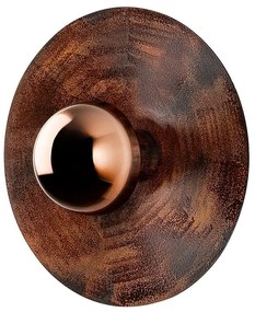 Aplică de perete arămie ø 28 cm Kurt – Opviq lights
