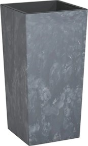 vidaXL Jardinieră cu interior detașabil, gri, 21/49 L, PP aspect beton