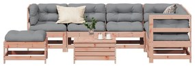 vidaXL Set mobilier de grădină cu perne, 8 piese, lemn masiv douglas