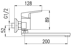 RAV Slezák COLORADO CO101.5/23Z - baterie pentru lavoar, aurie lucioasă