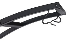 Suport de flori GARDEN 180x85 cm maro/negru