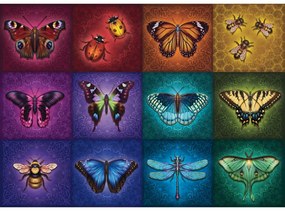 PUZZLE INSECTE CU ARIPI 1000 PIESE DESIGN NOU - RAVENSBURGER (RVSPA00554)