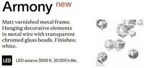 Lustra LED design elegant Armony pl d50