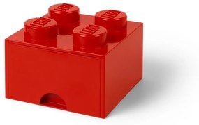 Cutie depozitare cu sertar LEGO®, roșu