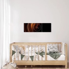 Tablou - Spirală (cu ceas) (90x30 cm)