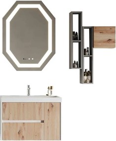 Set lemn masiv Mobilier Baie Suspendat Paige Model P4