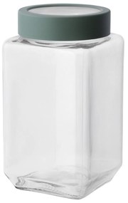 Altom Cutie din sticlă cu capac, 1 l, verde, 1000 ml