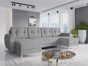 Colțar în formă de U Keklat U S (Gri + Negru) (cu sp. depozitare). Promo -17%. 1104915