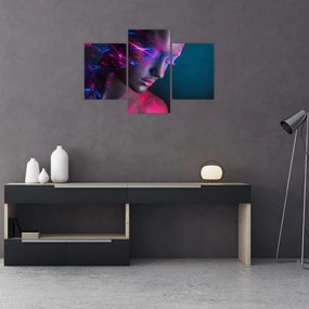 Tablou strălucitor a femeii (90x60 cm)