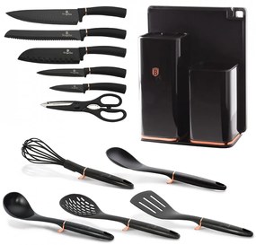 Set cutite si ustensile de bucatarie (12 piese) I-Rose Collection Berlinger Haus BH 2507