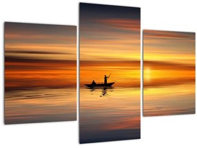 Tablou - cu barca (90x60 cm)