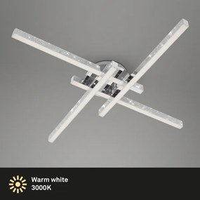 Lustră LED aplicată REY 4xLED/5W/230V crom lucios Brilo