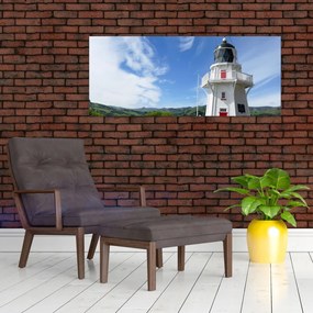 Tablou cu farurile Akaroa, Nooua Zeelanda (120x50 cm)