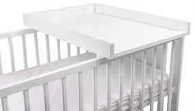 Masuta de infasat din lemn atasabila pe patut Kidizi white