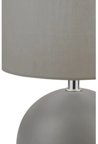 Lampă de masă 1xE14/10W/230V gri Searchlight EU700802