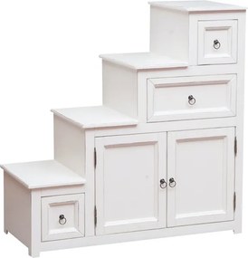 Comoda mica tip scara, L94 41 H97 cm, stanga