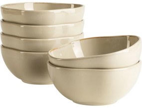 Mäser Set de boluri Cordelia Sand 16 cm, 6 buc.