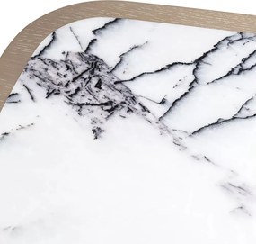 Noptiera/ masuta laterala design LUX Cabana, stejar albit 115718 HZ