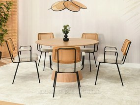 Scaun Cleo (stejar + negru). 1110976