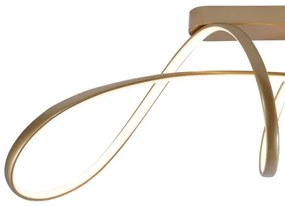 Lustră LED aplicată Zuma Line 20026C-GD FERMI LED/50W/230V 3000/4000/6000K