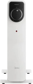 Calorifer cu ulei Midea MHO2311MCPW, 2300 W, 20 m², 11 elemenți, 3 trepte, Termostat manual, cronometru, Alb