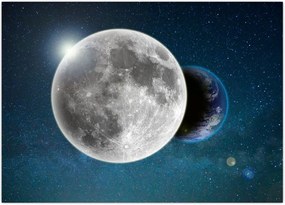 Tablou - Pământul în eclipsa de lună (70x50 cm)