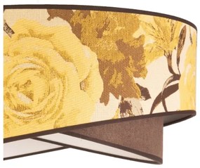 Lustră pe cablu Duolla ROYAL 1xE27/40W/230V d. 50 cm galben