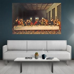 Tablou canvas Cina cea de taina Leonardo Da Vinci - 60x40 cm 60x40 cm