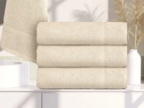 Prosop CLARYSSE ELEGANCE 70x140 cm crem, 100% bumbac