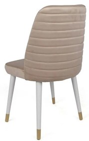 Set de scaune de sufragerie Hugo Cream and White,2 buc.