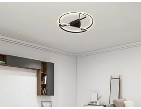 Plafonieră LED dimabilă LED/75W/230V 3000-6500K negru + telecomandă