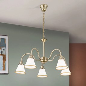 Candelabru stil clasic cu 5 brate Maja LU 1700/5 Patina OR