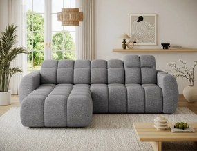 Colțar extensibil electric ELTAP Fanito Stânga 288x200 cm | Funcție pat 84x232 | Tetieră reglabilă | Design premium (Culoare: Alb / Royal 01)