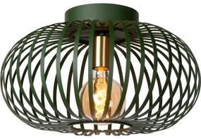 Plafonieră Lucide 78174/40/33 MANUELA 1xE27/60W/230V d. 39,5 cm verde