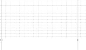 vidaXL Gard cu Stâlp Argintiu 1,2 x 25 m Oțel