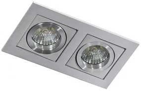 Spot incastrat tavan/plafon PACO 2 aluminiu