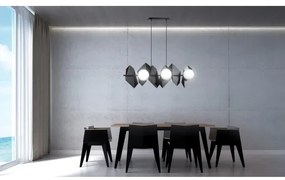 Lustră pe cablu DRIFTON 6xE14/10W/230V negru