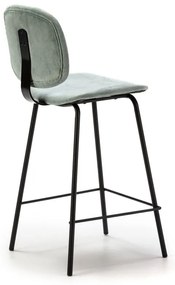 Scaune de bar albastru-deschis 2 buc. (înălțime șezut 66 cm) Arus – Marckeric