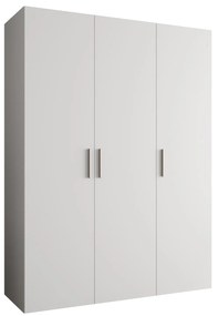 Dulap de haine 150 cm Borry 1 (alb + Argintiu). 1125759