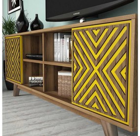 Mobilier living Ivonne (Galben + Nuc). 1089205